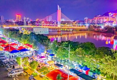 贺州市夜景